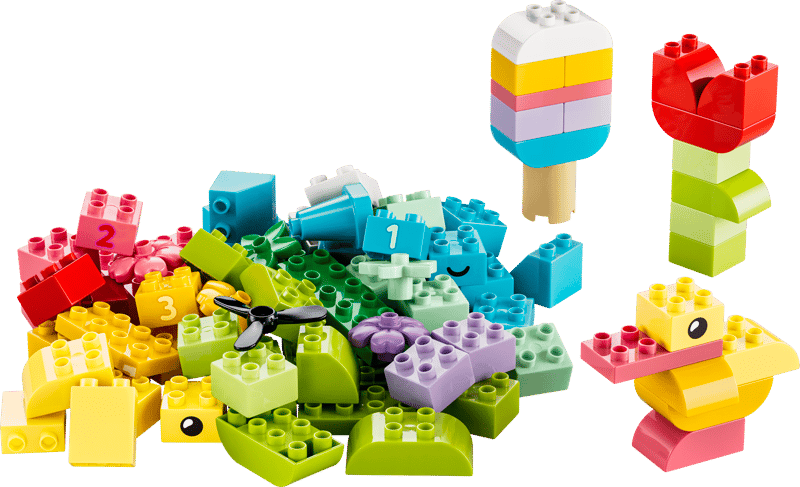 Set de constructie LEGO® DUPLO® Classic Cutie creativa in culori 10479, Jucarii pentru Copii, Jucarii pentru Baieti si Fete, Jocuri Educative
