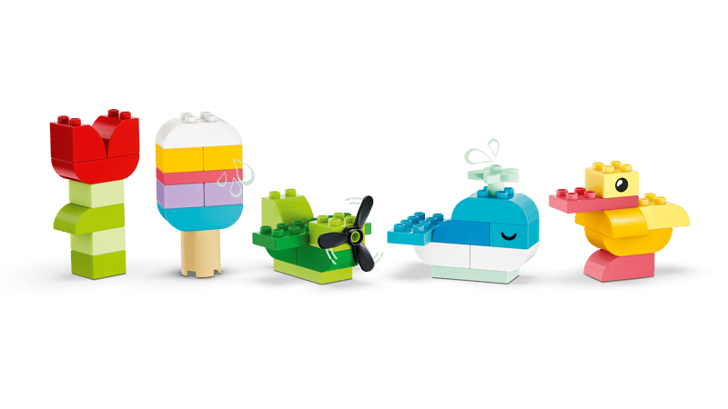 Set de constructie LEGO® DUPLO® Classic Cutie creativa in culori 10479, Jucarii pentru Copii, Jucarii pentru Baieti si Fete, Jocuri Educative