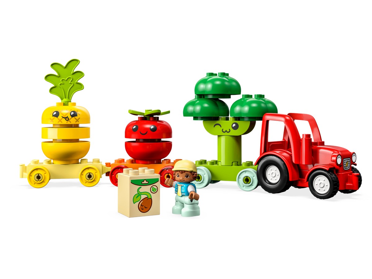 LEGO® DUPLO® - Primul meu tractor cu fructe si legume 10982, 19 piese