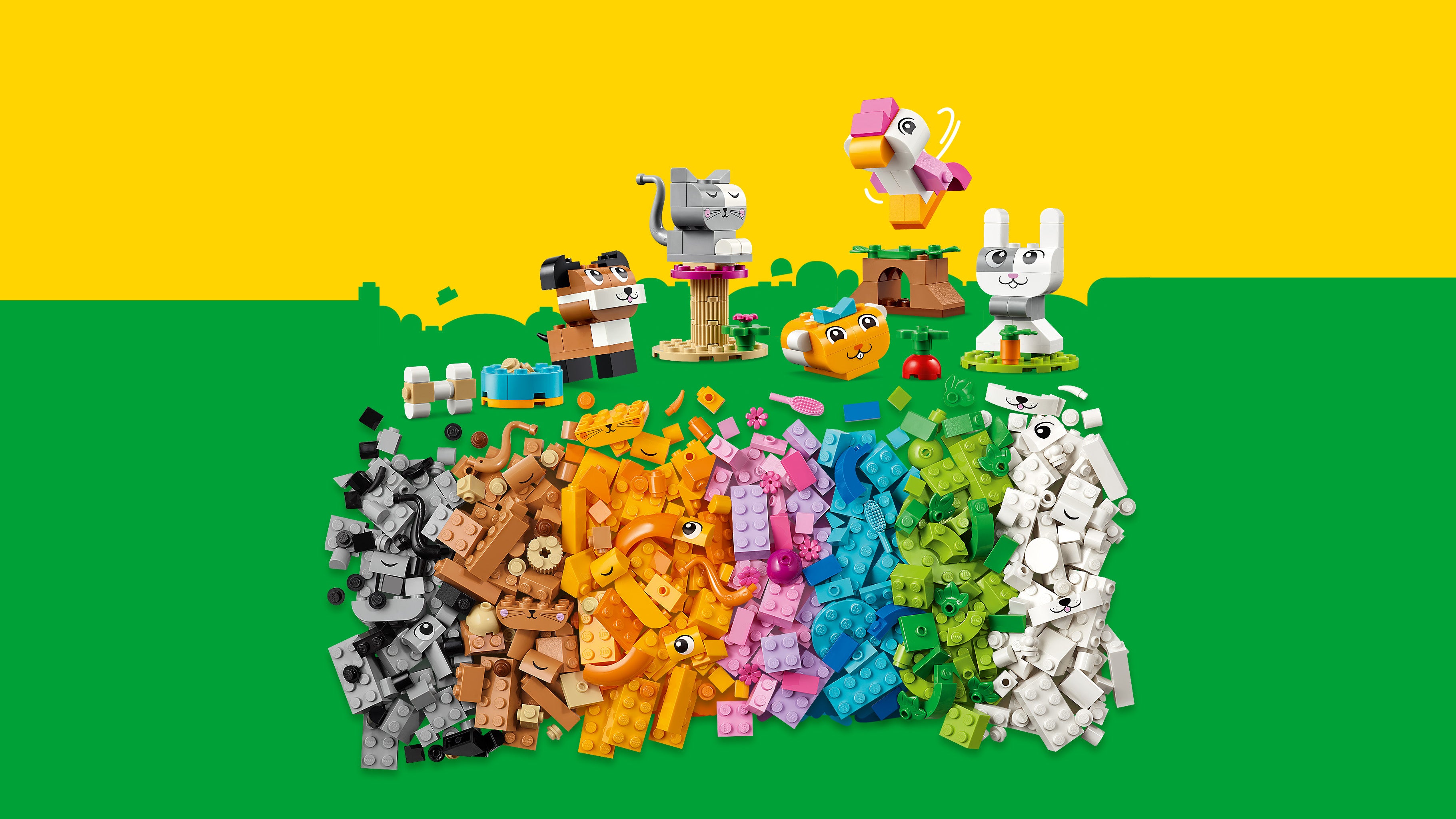 LEGO® Classic - Animalute creative 11034, 450 piese