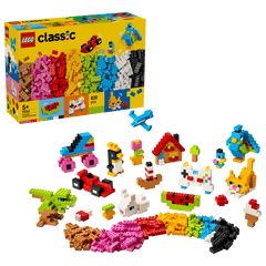 Set de constructie LEGO® Classic Caramizi creative in culori 11045, Jucarii pentru Copii de 5+ ani, Jucarii pentru Baieti si Fete, Jocuri Educative, 820 piese