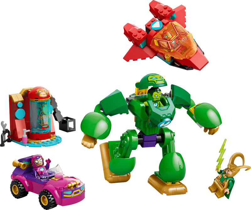 LEGO® Disney Junior - Marvel Loki vs Echipa lui Iron Man 11211, 204 piese