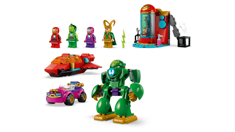 LEGO® Disney Junior - Marvel Loki vs Echipa lui Iron Man 11211, 204 piese