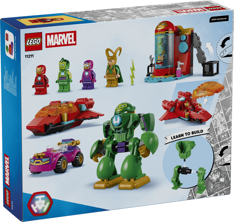LEGO® Disney Junior - Marvel Loki vs Echipa lui Iron Man 11211, 204 piese