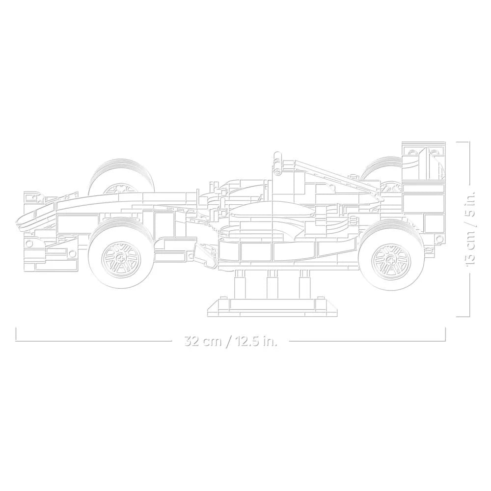 LEGO® Icons - Ferrari F2004 si Michael Schumacher 11375, 735 piese.