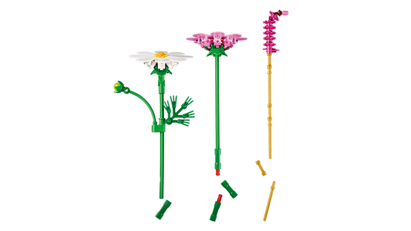 Set de constructie LEGO® Botanicals Fluturasi 11514, Flori Artificiale, Idee de Cadou pentru Fete si Baieti, Jocuri de Constructie Creativa, 171 piese