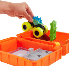 Mattel Hot Wheels Motosaurus – Set de joacă portabil în design de rezervor de combustibil