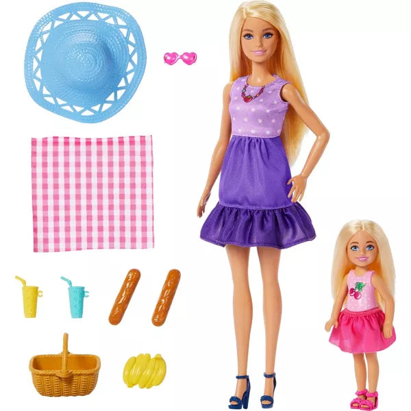 Mattel Papusa Barbie Family & Friends - Barbie si Papusa Chelsea