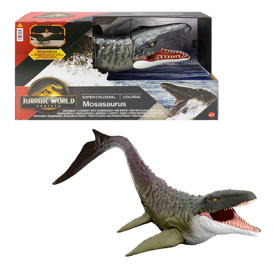 Mattel Figurina Jurassic World Saga: Figurina Colosala Mosasaurus