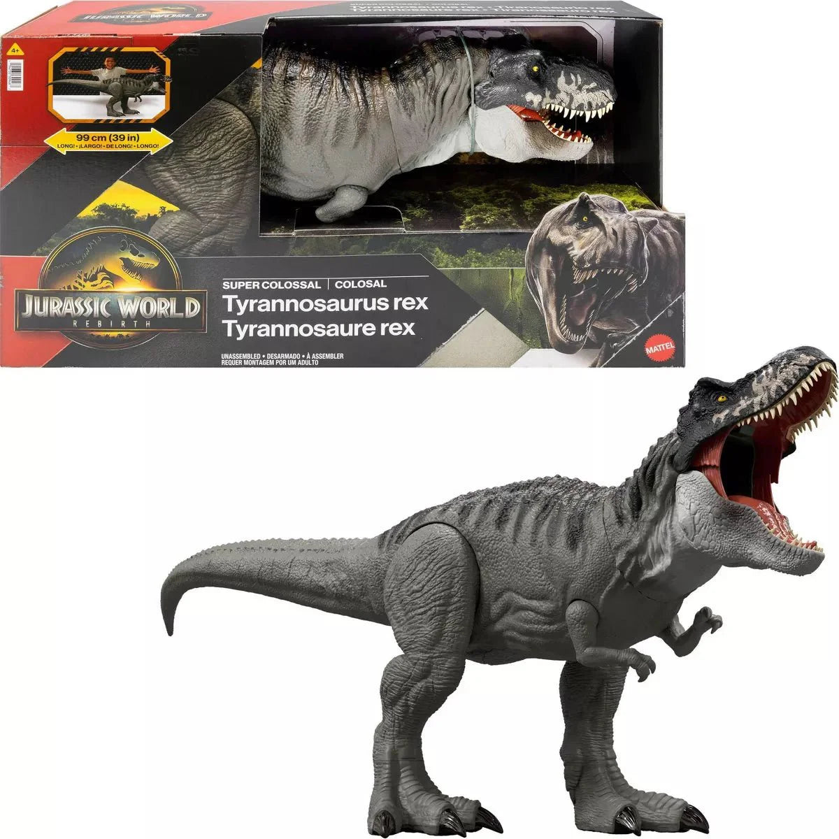 Mattel Figurina T-Rex super colosal - Jurassic World: Rebirth