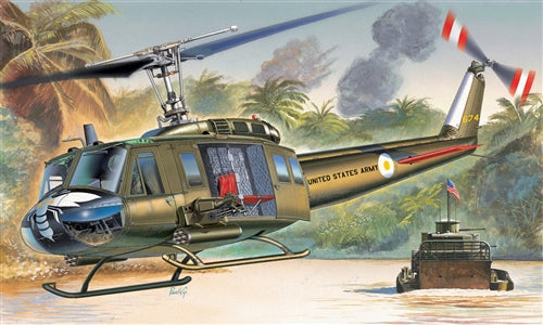 MACHETA  ITALERI ELICOPTER UH-1D SLICK SCARA 1:72 IT1247S
