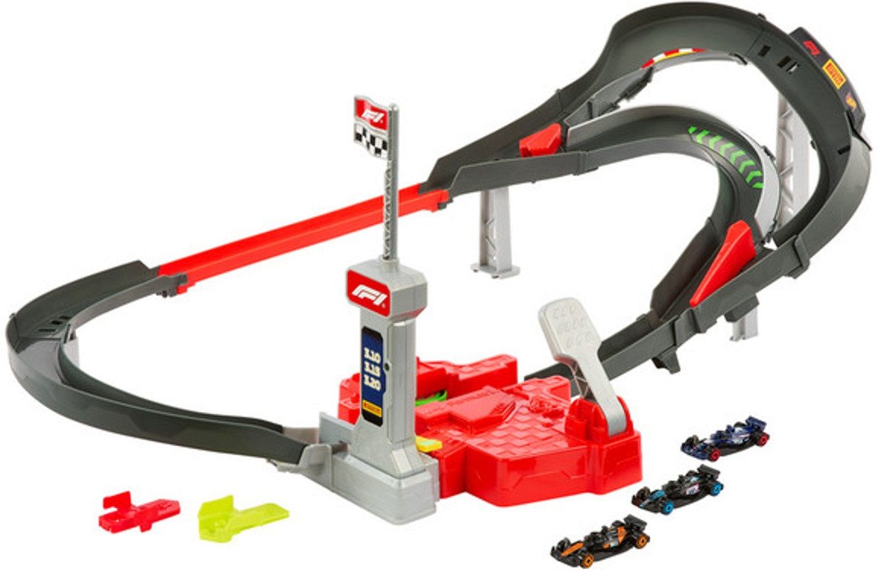 Mattel Pistă cu mașini de curse Hot Wheels Racing - Formula 1, 1:64