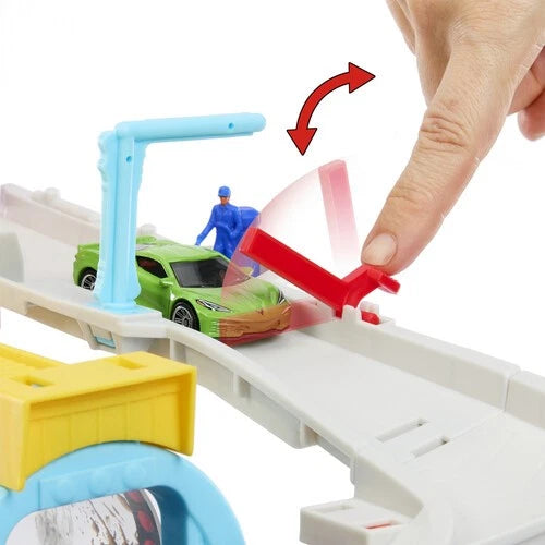 Mattel Spalatorie autocu 2 masini, Mattel Matchbox Myjnia Turbo Cyclone
