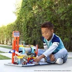 Mattel Spalatorie autocu 2 masini, Mattel Matchbox Myjnia Turbo Cyclone