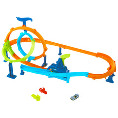 Mattel Masinute Hot Wheels Stunt - Fast Launch and Crash Track