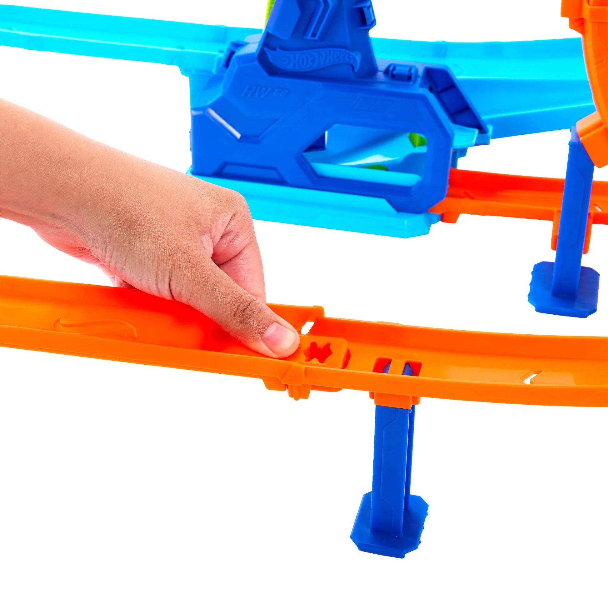 Mattel Masinute Hot Wheels Stunt - Fast Launch and Crash Track