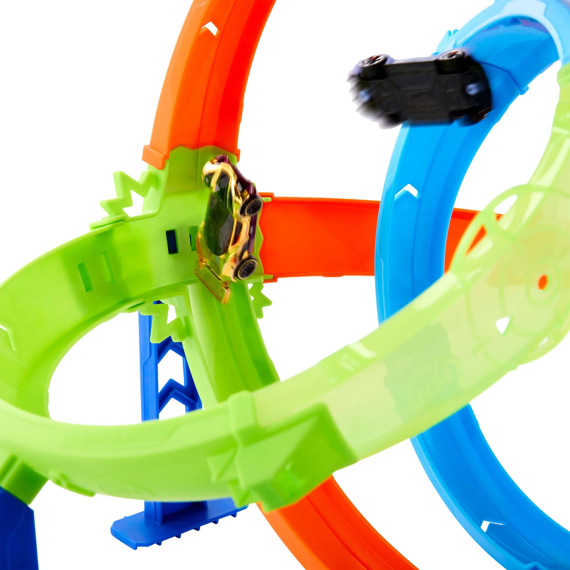 Mattel Masinute Hot Wheels Stunt - Fast Launch and Crash Track