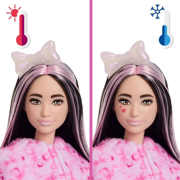 Mattel Barbie Cutie Reveal – Oiță Roz Sweet Ties