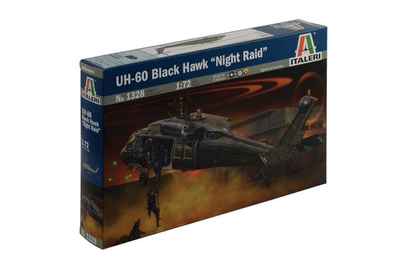 MACHETA  ITALERI ELICOPTER UH-60/MH-60 NIGHT RAID SCARA 1:72 IT1328S