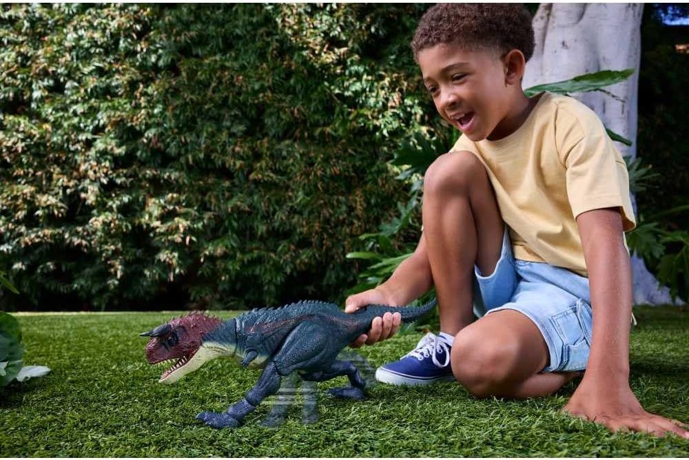 Mattel Jucărie interactivă Jurassic World - Charge N Chomp Carnotaurus