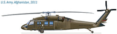 MACHETA  ITALERI ELICOPTER UH-60/MH-60 NIGHT RAID SCARA 1:72 IT1328S
