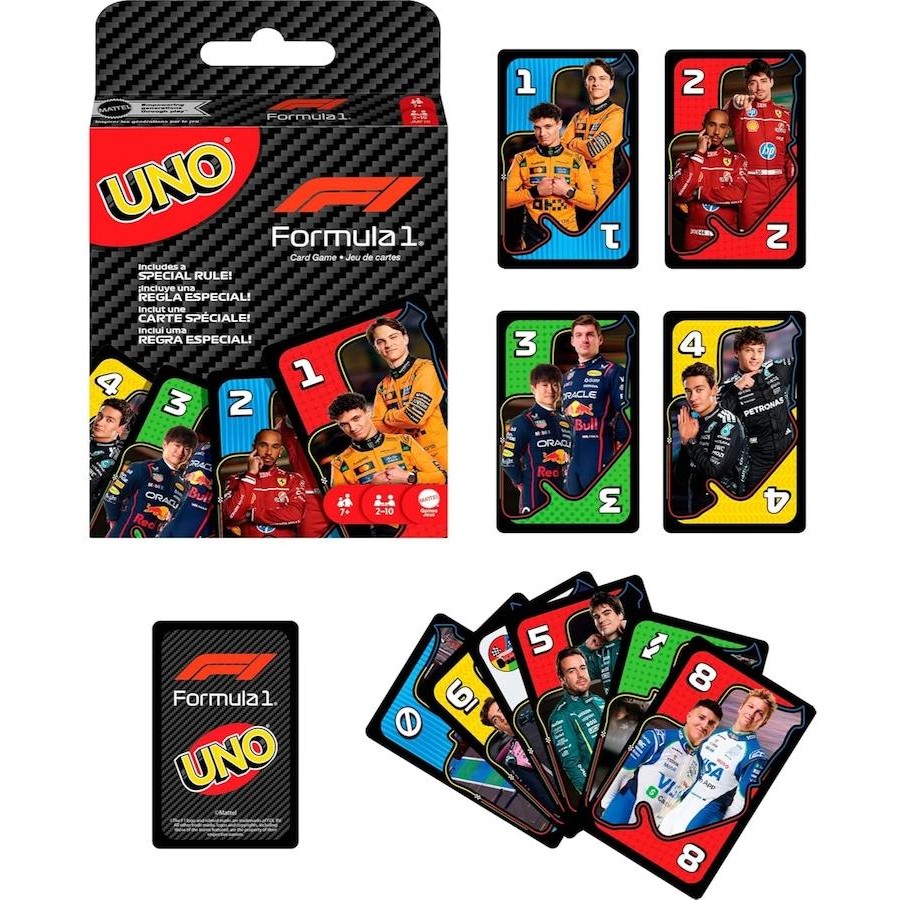Mattel Joc de societate, Uno, Uno F1