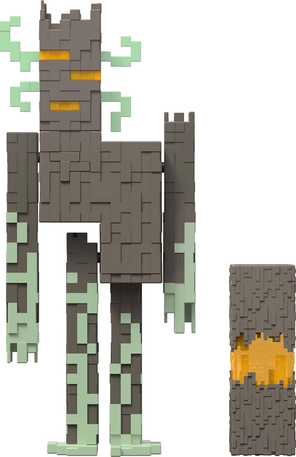 Mattel Minecraft – Figurina The Creaking cu lumini și sunete, 22,8 cm