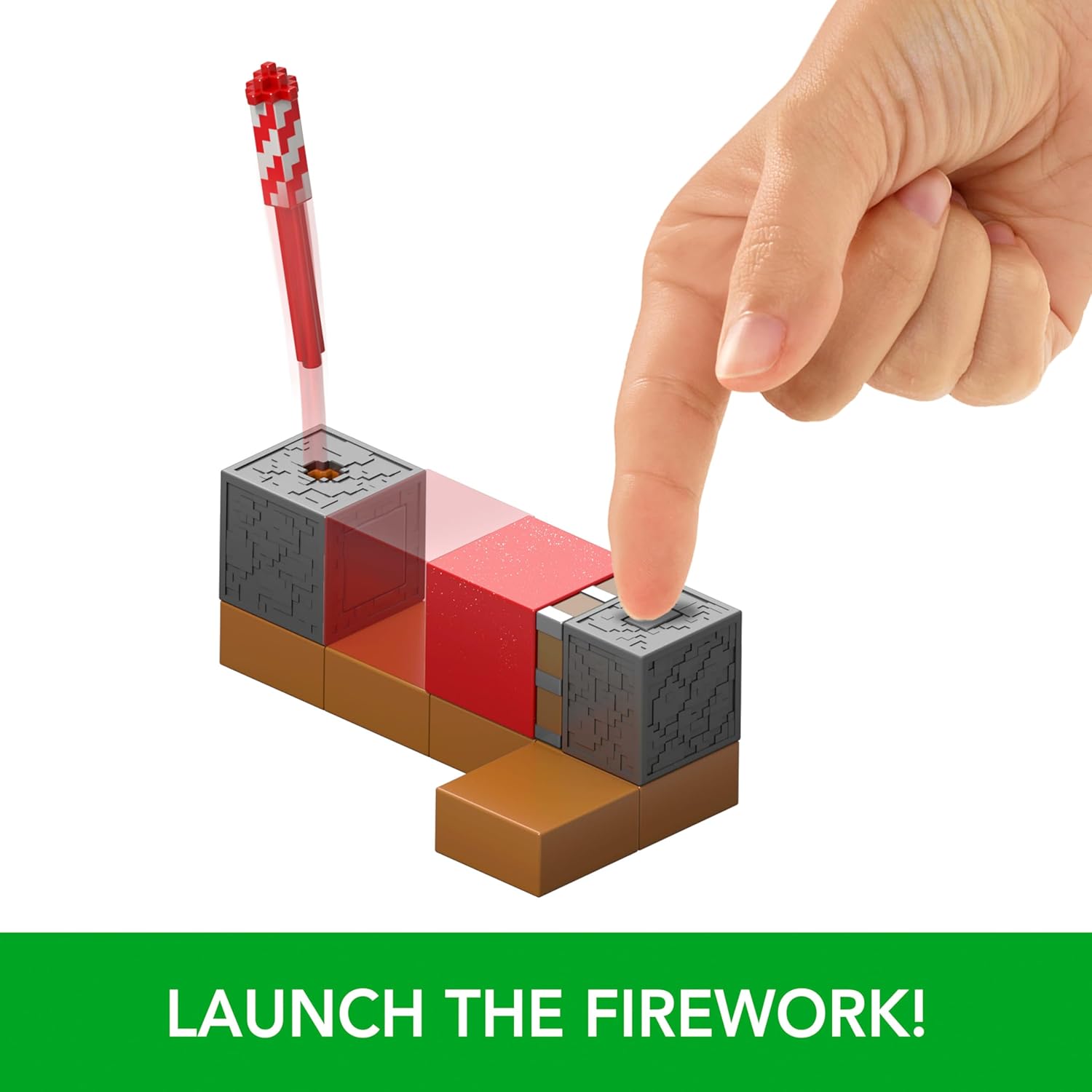 Mattel Minecraft, Jucarie interactiva, gri, set complet de accesorii