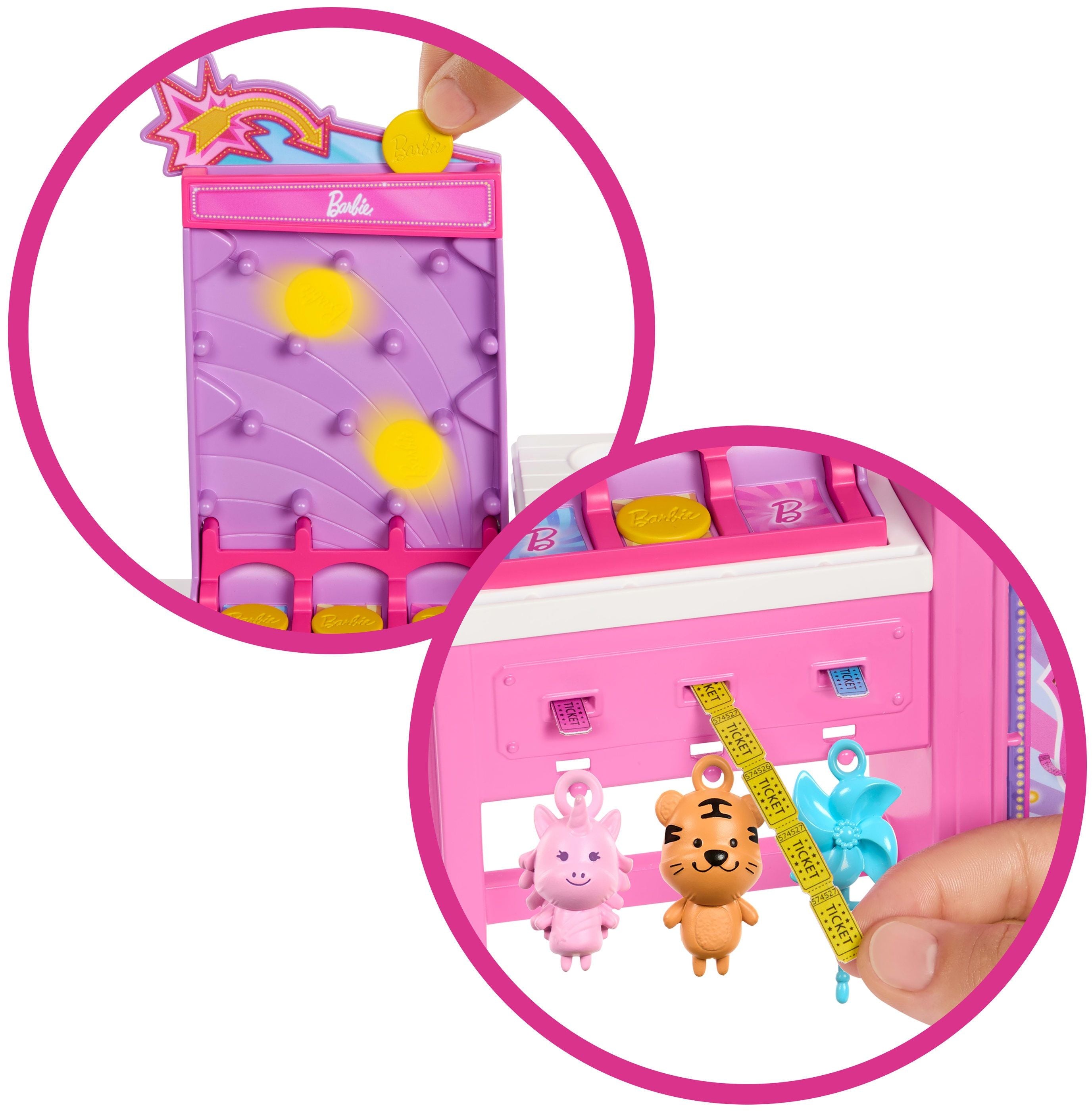 Mattel Set de joaca Barbie Mysteries - Beach Detectives, Cabina de jocuri