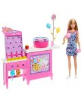 Mattel Set de joaca Barbie Mysteries - Beach Detectives, Cabina de jocuri