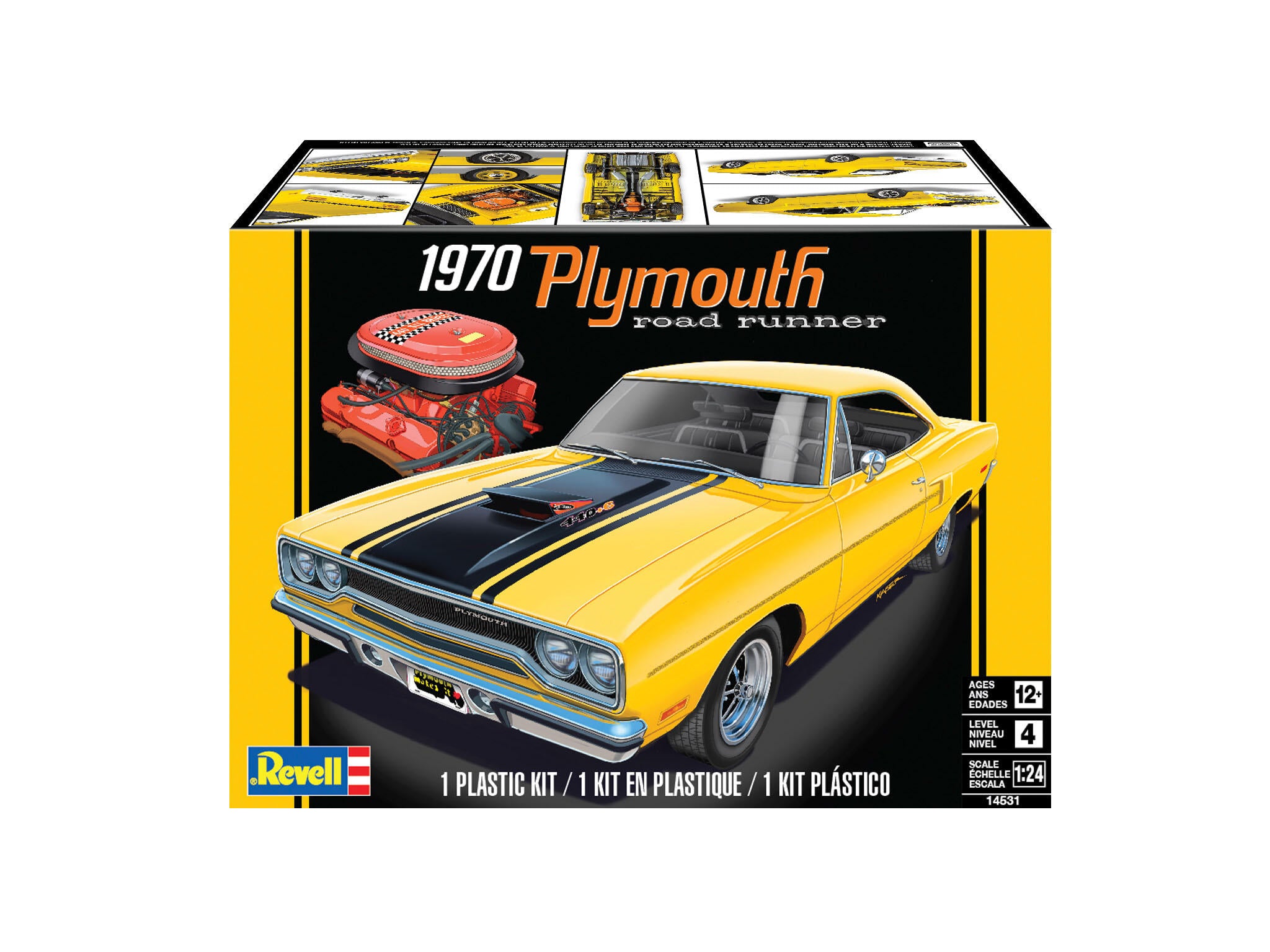 Revell Model Kit 1970 Plymouth Road Runner Rev14531