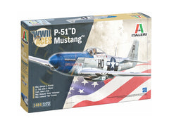 MACHETA  ITALERI AVION P-51D MUSTANG ACES SCARA 1:72 IT1484S