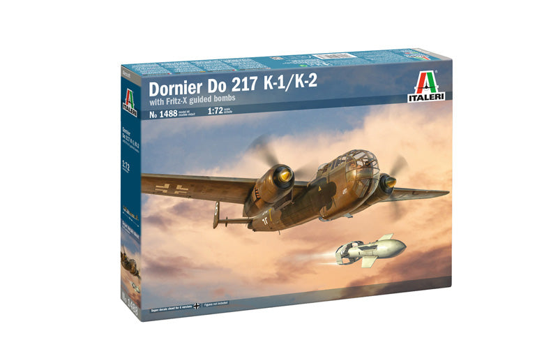 MACHETA ITALERI AVION DORNIER DO-217 K-1/K-2 WITH FRITZ X IT1488S