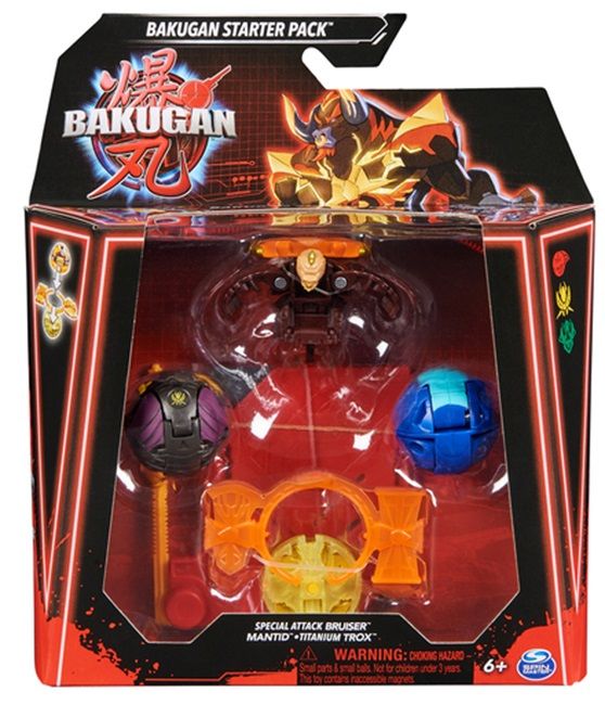 Bakugan set incepatori Special Attack, Bruiser Mantid Titanium Trox, SPM6066989-20143701