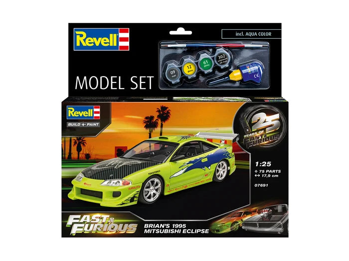 Revell Fast & Furious – Brian’s 1995 Mitsubishi Eclipse – Model Set 1:25