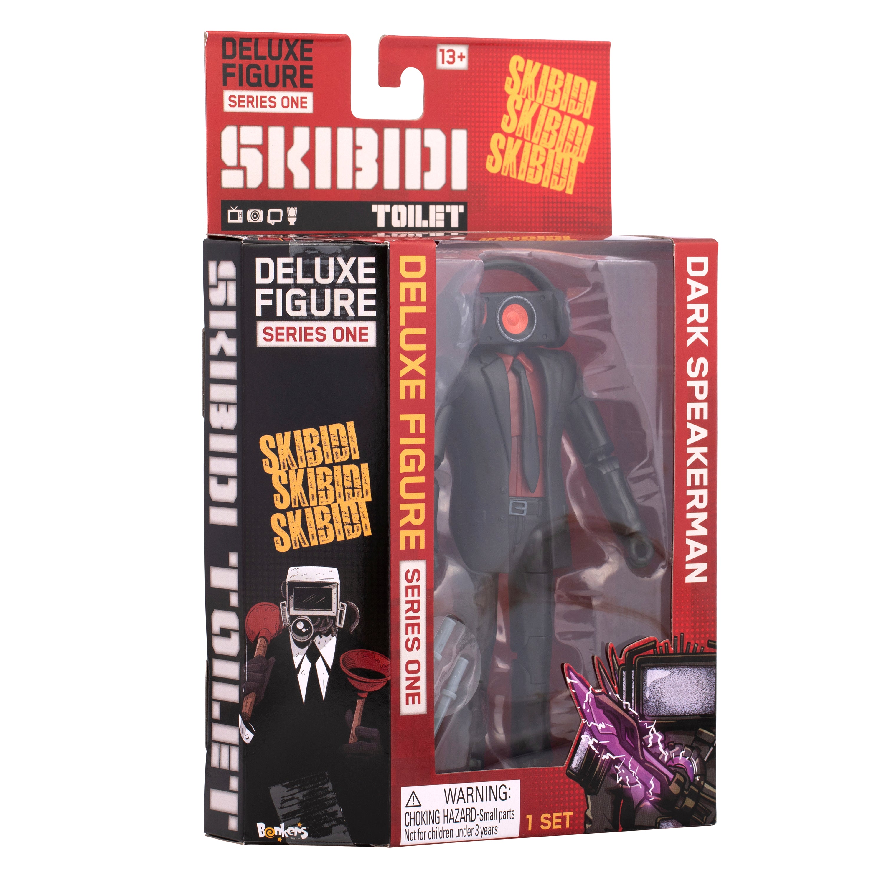 Skibidi Toilet S1 Figurine 15 Cm Dark Speakerman Bonski1380Darksp