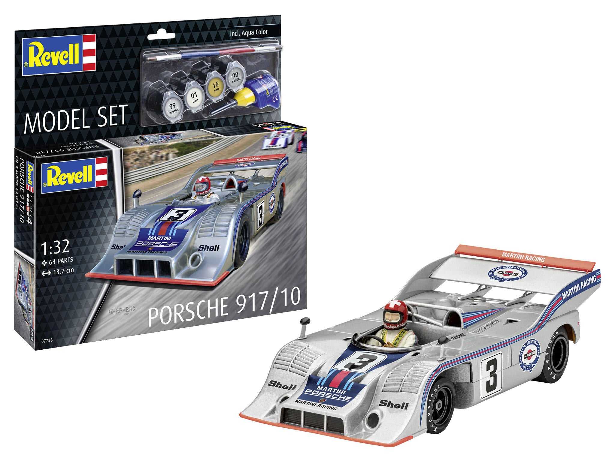 Set Model Porsche 917/10 Revell Cu Accesorii De Baza