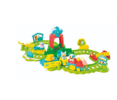 Jucarie interactiva Baby Clementoni - Tren cu animalute de la ferma CL17391