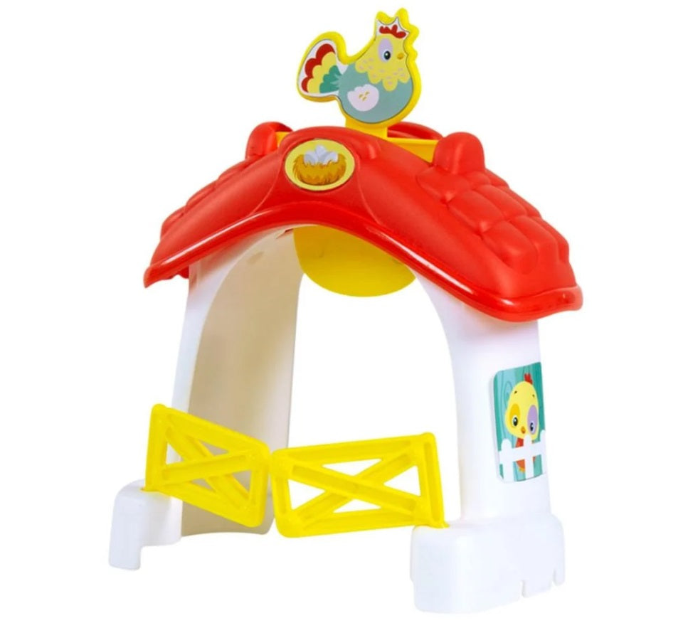 Jucarie interactiva Baby Clementoni - Tren cu animalute de la ferma CL17391