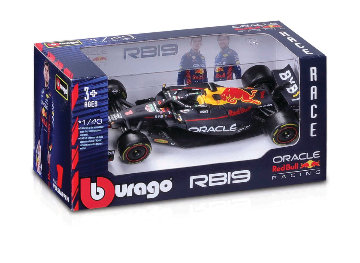 MACHETA BBURAGO FORMULA 1 1/43 -RED BULL 2023 VERSTAPPEN BB38082/1