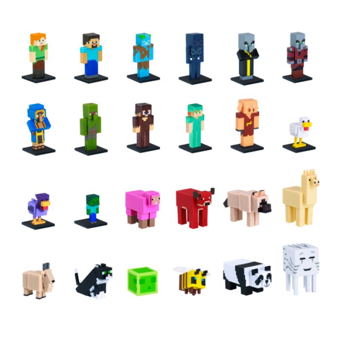 Figurine Minecraft Topeez In Display 24 Buc Asst Pmimc2205