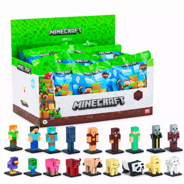 Figurine Minecraft Topeez In Display 24 Buc Asst Pmimc2205