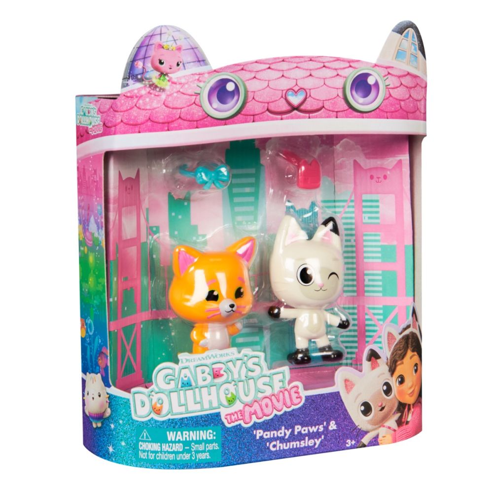Spin Master Casa De Papusi Gabby Film Pachet 2 Figurine Pandy Paws Si Chumsley Spm6072884-20151837