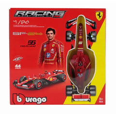 Macheta Bburago 1:24 Kit Model Formula Ferrari - Sf24 Monaco GP #55 Carlos Sainz Bb26857