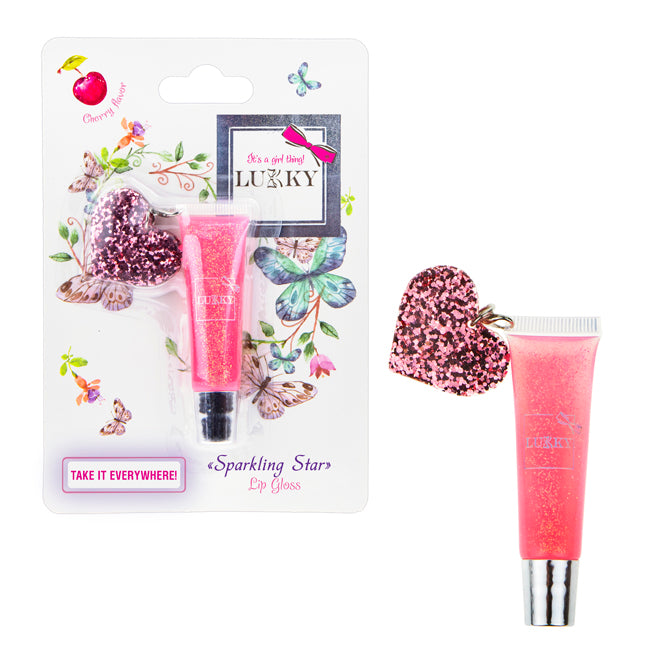 Lukky Gloss Pentru Buze Cu Glitter Roz Lkyt18883/84/85-T18883