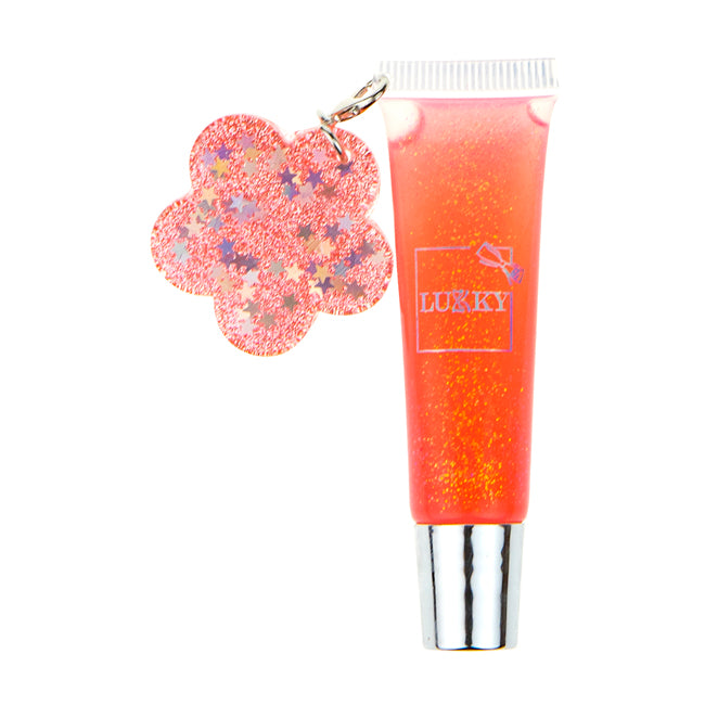 Lukky Gloss Pentru Buze Cu Glitter Coral Lkyt18883/84/85-T18885