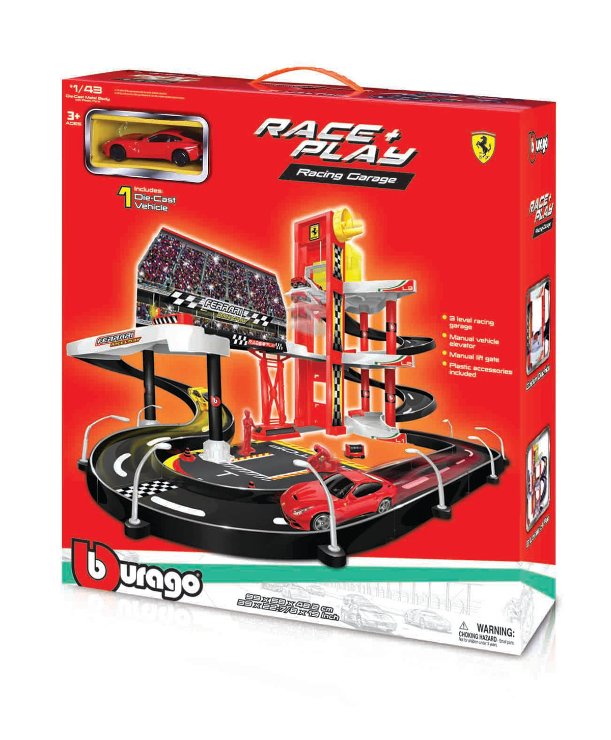 GARAJ BBURAGO RACE AND PLAY CU MASINUTA BB30197