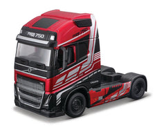 MACHETA BBURAGO CAP TRACTOR CAMION STREET FIRE 1/43 ROSU METALIZAT BB32203