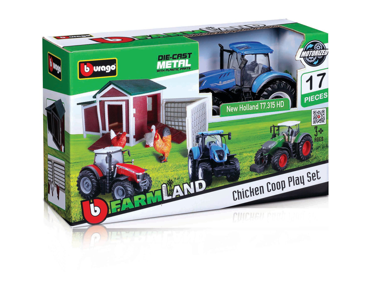 Tractor Bburago New Holland T7.315 Hd Albastru Bb31681-A