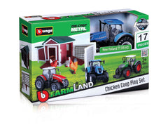 Tractor Bburago Massey Ferguson Rosu Bb31681-R